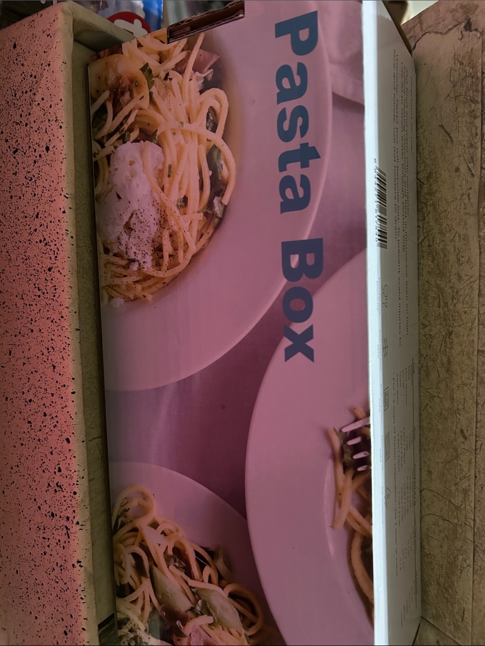 Pasta Box for cooking Pasta in the a microwave New in Box